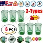 Ranch Fly Trap Bag Reusable Catcher Killer Cage Net Pest Bug Hanging Catch EV