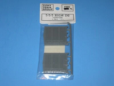 Tichy Train HO #3020, 5/5/5 Box Car End, Youngstown (1 set)
