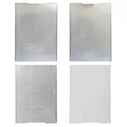 Merry Christmas Plastic Embossing Folder Stencil Template DIY Craft Background