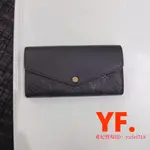 LV 路易威登 SARAH 壓紋 釦式長夾 皮夾 錢包 卡片 M61182 M62125