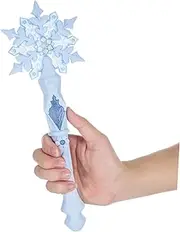 ERINGOGO Light Up Snowflake Wand for Portable Cosplay Accessory for Birthday Parties with Glowing Function for Fun Celebrations and Special Events