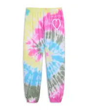 Chaser Girls' Pastel Tie Dyed Slouchy Pants - Little Kid, Big Kid 4