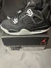 Nike Air Jordan 4 Retro SE Black Canvas GS Size 4.5Y DV0553-006 NEW