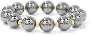 [DAIJES] 6mm/8mm/10mm/12mm black gallstone beads bracelet elastic rope bracelet