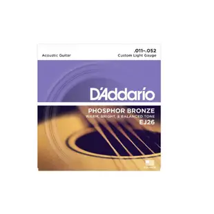 D'Addario EJ26 磷青銅 11-52 DDXF-EJ26