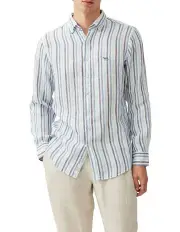 [Rodd & Gunn] Gimmerburn Long Sleeve Sports Fit Shirt in Stonewash