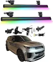 BJOHQ Electric Running Boards Compatible for Range Rover Sport 2022-2025 with Light, SUV, Off-Road & Pickup Trucks - Retractable Truck Steps & Nerf Bars