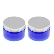 2 Cosmetic Empty Jar Pot Cream Lip Balm Bottle Container