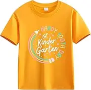 Thin Blouse School Celebration for Girls and Boys Kids T Shirts Fun Colorful Numbers Boys Clothes 5 Years Old