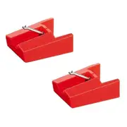 2pack Turntable Needle Record Player Stylus Replacement for ION ICT04RS - IONTTUSB10, ITTCD10, LPDock, LP2CD, LP2Flash