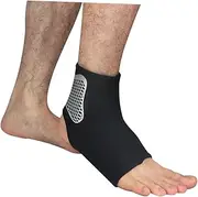 [Sosoport] 2pcs Soccer Ankle Guards Ankle Support Brace Ankle Sleeve Socks Ankle Protector Protective Gear Ankle Socks Ankle Brace Black Sports Ankle Support Sleeve