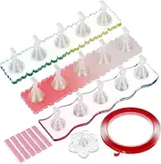 VICASKY 1 Set Press Nails Kit Cute Nail Holder with Tips for Home Professional Manicure Use