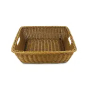 Jooyes Plastic Wicker Basket Kids Toy Storage Box Large Set of 10