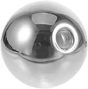 jojofuny Glass Ball Lampshade G9 Threaded Lampshade Ball Lamp Cover Replacement Light Shade for Ceiling Pendant Wall Light Grey 12 cm