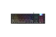 Laser Gaming LED Wired Mechanical Keyboard For PC Computer RGB Backlit Black