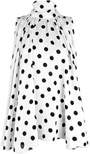 [Generic] Women Polka Dot Print Lace Up Elegant Chiffon Shirt Lady Sleeveless Sexy Pullover Top Blouse
