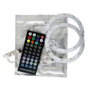Remote Control Colorful Cool Effect Light Strip RGB Fan Light Bar For PS5 Host