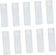 PLAFOPE 10pcs Refillable Empty Lotion Bottles Toiletry Travel Squeeze Bottles Leak-Proof Liquid Holders