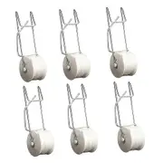 Tomato Support Hooks with 15m Twine - 6Pcs, Trellis Roller Hooks for Tomato Plants in Greenhouse