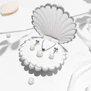 Boxed Pearl Set Embellished with SWAROVSKI® crystals