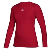adidas Women's Creator Climalite Long Sleeve Crew Neck Tee Red Size XL New