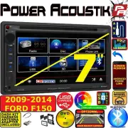 2009-14 FORD F150 POWER ACOUSTIK BLUETOOTH USB AUX CD/DVD CAR RADIO STEREO PKG (for: Ford)