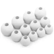 12 x Silicone EarBuds Ear Tips For Audio-Technica Earphones in White