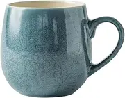 Water Cup Large Coffee Mug Ceramic Coffee Cup and Camping Big Coffee Mug for Latte Coffee Tea Soup Dishwasher Microwave Safe Coffee Mug (Color : Blue)
