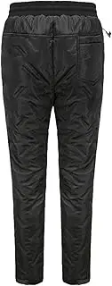Electric Heater Pants - Fleece Thickening Warm Heating Trousers for Women Men - 3 Gear Heat Settings Electric USB Thermal Warm Soft Trousers, Built-in Fast Heating Pad, Power Bank Not Dobooo