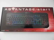 Evo Core Advantage Start LED Backlight Gaming Keyboard Black New