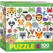 100 Piece Puzzle - Wildlife Animals Puzzles Pieces Jigsaw Quality Game Gift