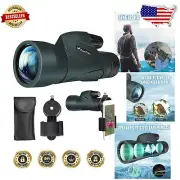 Portable 10x50 High-Power Monocular Telescope for Hunting, Camping, and Concerts
