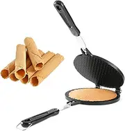 Cozioz Cone Maker for Home Use, 17cm Non-Stick Ice Cream Cone and Waffle Bowl Maker, DIY Egg Roll Machine for Homemade Waffle Desserts