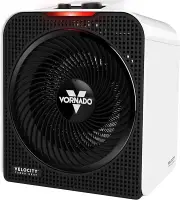 Vornado Velocity 3 Space Heater with 3 Heat Settings, Adjustable Thermostat