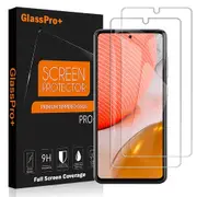 [2 PACK] For Samsung Galaxy A72 Screen Protector Full Coverage Tempered Glass Screen Protector Guard (Clear)
