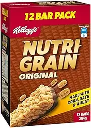 Kellogg's Nutri-Grain Original Cereal Snack Bars, 12 x 22g