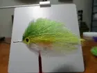 Saltwater flies,EP baitfish size 2/0 Green White Bunker Tarpon Snook