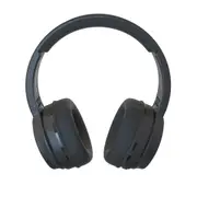 Laser Foldable Bluetooth Headphones - Black with 40MM Drivers, Comfort Foam Ear Cups, and Long-lasting Battery for Immersive Sound Experience