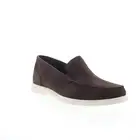 Rockport Jensen Mens Brown Suede Slip On Loafers & Slip Ons Casual Shoes 9.5