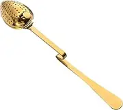 Loose Tea Steeper Basket - Tea Infuser Strainer Large Size, Metal Mesh Filter Spoon | Premium Loose Leaf Brewer, Durable Stainless Steel Tool, Party Accessory and Everyday Brewing