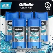 Gillette Endurance Clear Gel Deodorant, Cool Wave (1 pk. 3.8, oz 5 ct.)