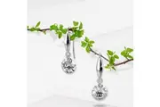 Solid 925 Sterling Silver Meru Hook Earrings