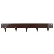 IRONRIDGE Edging 39"x4" Landscape Metal 5-Pieces Modern Steel Lining Rust Brown