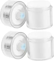 minkissy 2PCS Airless Pump Bottle Airless Pump Jar Airless Cosmetic Pump Bottle for Lotion Face Cream Makeup Samples
