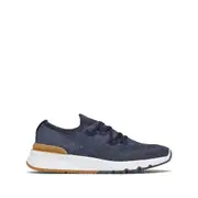 [Brunello Cucinelli] Brunello Cucinelli Mesh Knitted Lace Up Sneakers 40 IT BLUE