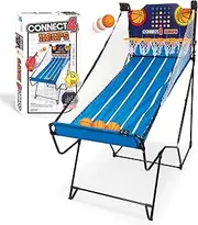 Connect4 Hoops Arcade Basketball Game for Game Rooms Basements and Man Caves - Fun for All Ages, Blue