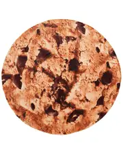 Unikome Reversible Microfiber Food Throw Blanket: Chocolate