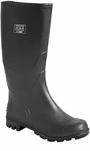 Portwest FW90 PVC Waterproof Mens Wellington Work Boots Black, 44
