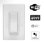 NEW Leviton Decora Smart Wi-Fi Switch DW15S Single Pole or 3 Way WHITE