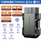 TOPDON TopScan OBD2 Scanner Bluetooth All System 8+ Hot Reset Code Reader